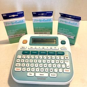 Brother P-touch embellish PT-D25e + 3 ribbons